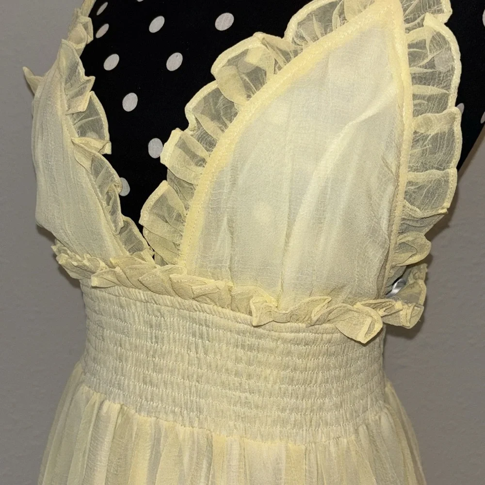 Vici  Yellow Summer Dress - Picture 5 of 12